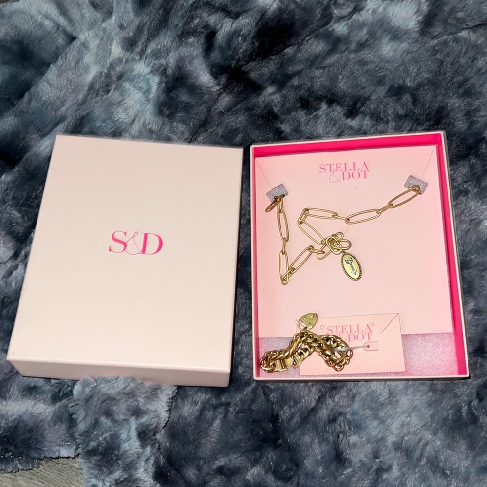 Stella and Dot Necklace and Bracelet